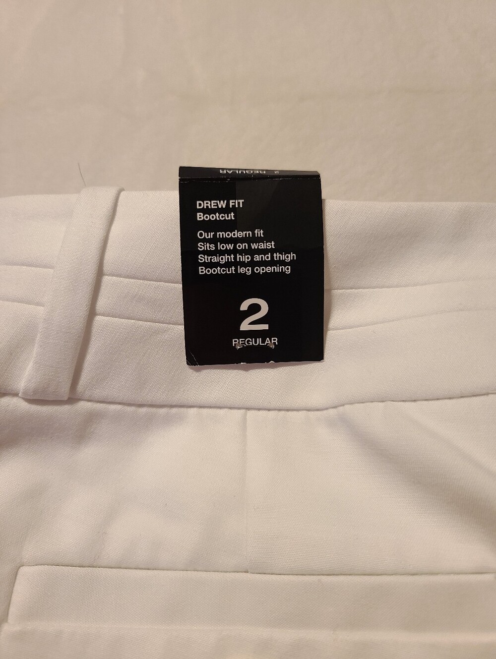 The Limited Drew Fit Bootcut White Dress Pants Size 2R - Picture 6 of 7